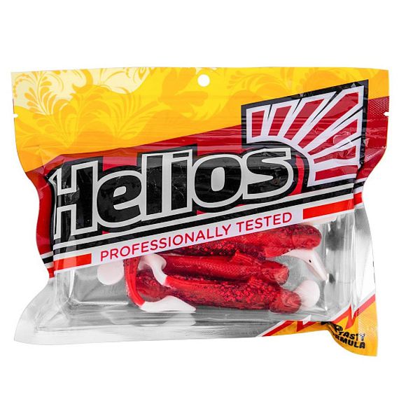 Виброхвост Jap 3,15&#39;/8 см Red Sparkles WT 7шт. (HS-32-034) Helios