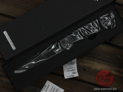 Складной нож НОКС Майор AUS8 (Black) c клинком из стали AUS-8, рукоять G10