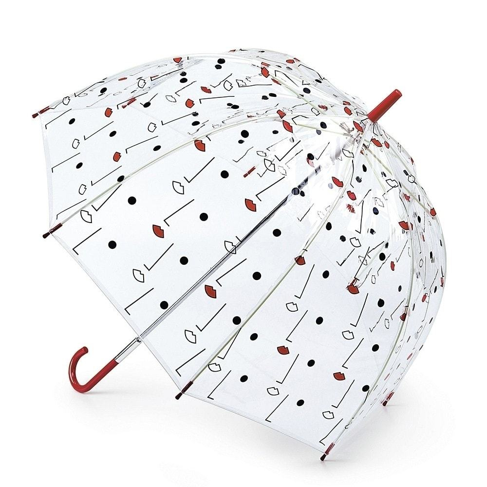 Зонт женский трость Lulu Guinness Fulton TwoFaced (Два лица)