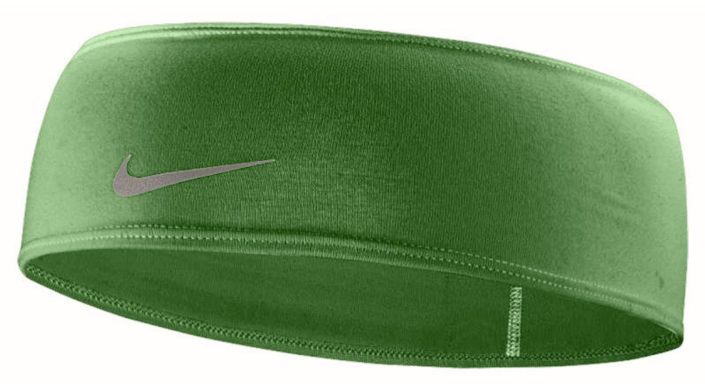 Резинка на голову Nike Dri-Fit Swoosh Headband 2.0 - зеленый