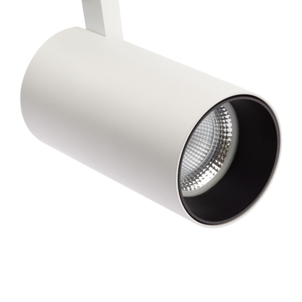 Трековый светильник трехфазный ЭРА SТR-30-36-30K-W30 узкий луч 3000K белый
