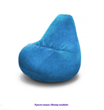 Кресло-мешок Груша, однотонное, велюр