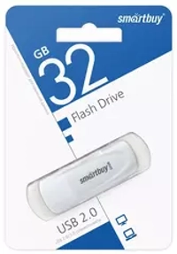 Флешка 32-GB SmartBuy  Scout White