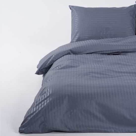 Пододеяльник Greys , страйп полисатин  220x240  HOMY