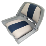 Сиденье с виниловыми подушками, серое