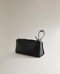 ZARA HOME МИНИ-КОЖАНАЯ СУМКА, ЧЕРНЫЙ