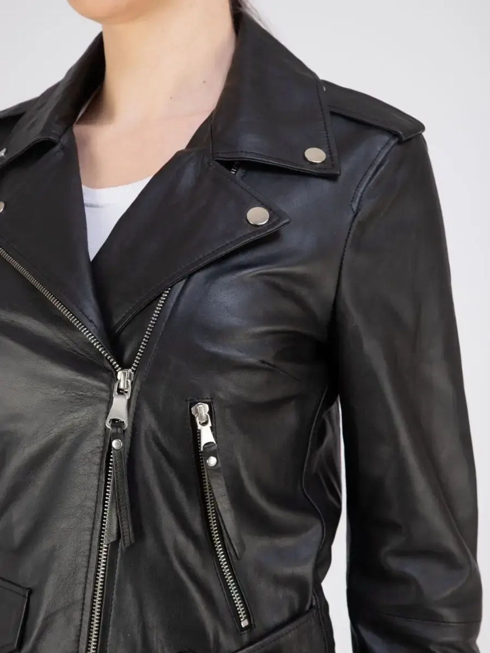 Косуха кожаная из натуральной кожи Турция