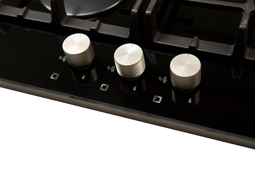 Поверхность варочная газ. "Oasis" P-3GBT (черная)