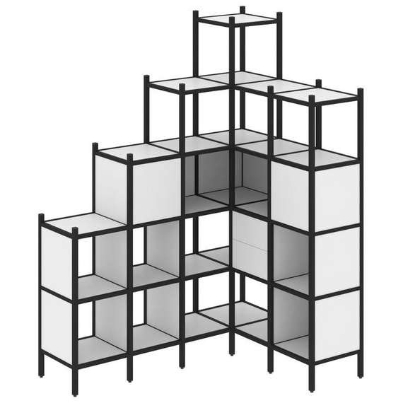 Лофт Угловой внутренний стеллаж VR.L-44  1694*1278*2280