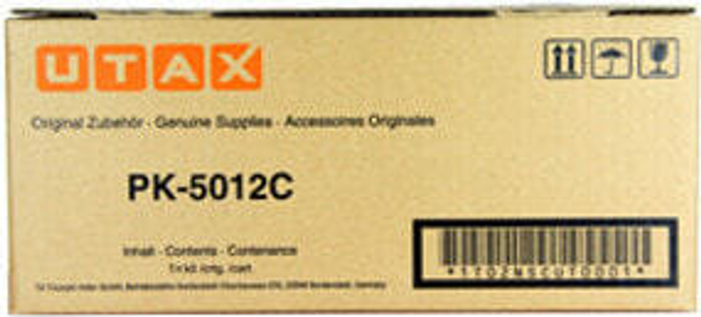 UTAX 1T02NSCUT0 тонерный картридж Подлинный Голубой 1 шт