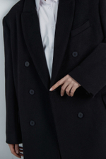 Пальто мужского кроя утепленное