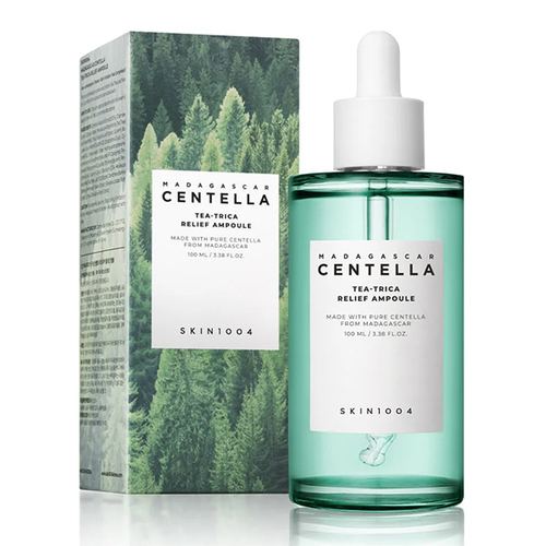 Skin1004 Madagascar Centella Tea-Trica Relief Ampoule сыворотка с экстрактом чайного дерева для проблебной кожи