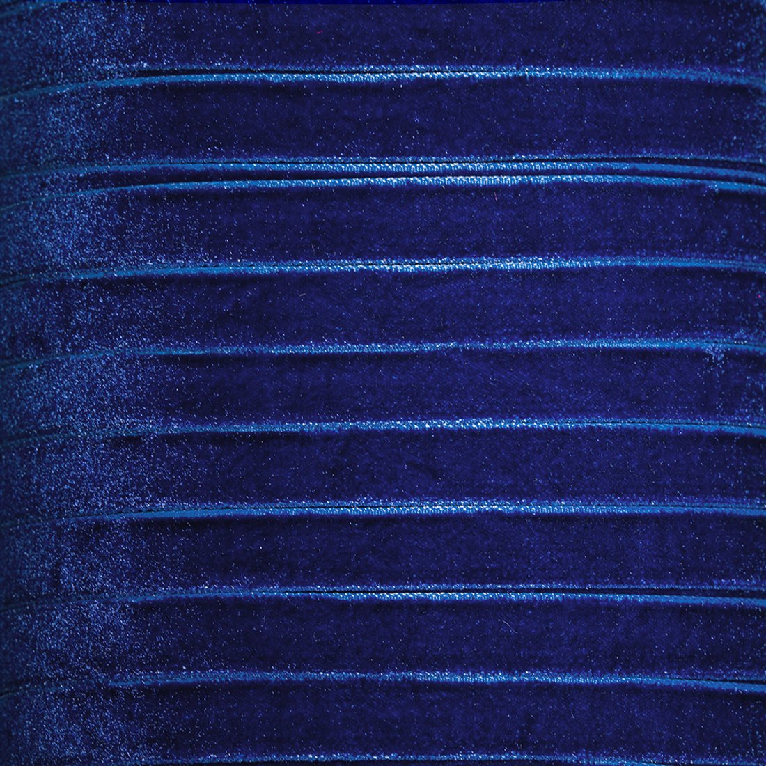 Лента бархатная, 12мм, оттенок "Синий"