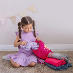 Набор для детского сада: кармашек, коврик, мешок. Кошечка балерина