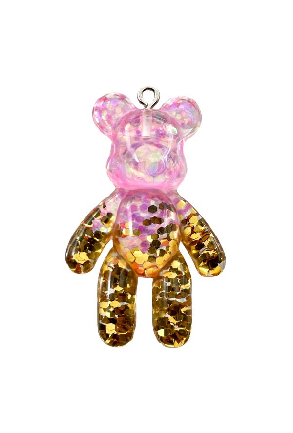 Подвеска Медвежонок сверкающий 45 мм