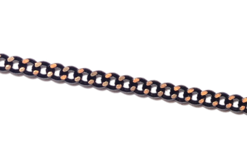 Цепочка чёрная месяц WH0031, 75 см