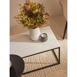 Свеча ароматическая с деревянным фитилём Nutmeg, Leather & Vanilla из коллекции Edge, серый, 60 ч