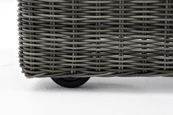 "Рим" комплект шезлонг со столиком, цвет графит