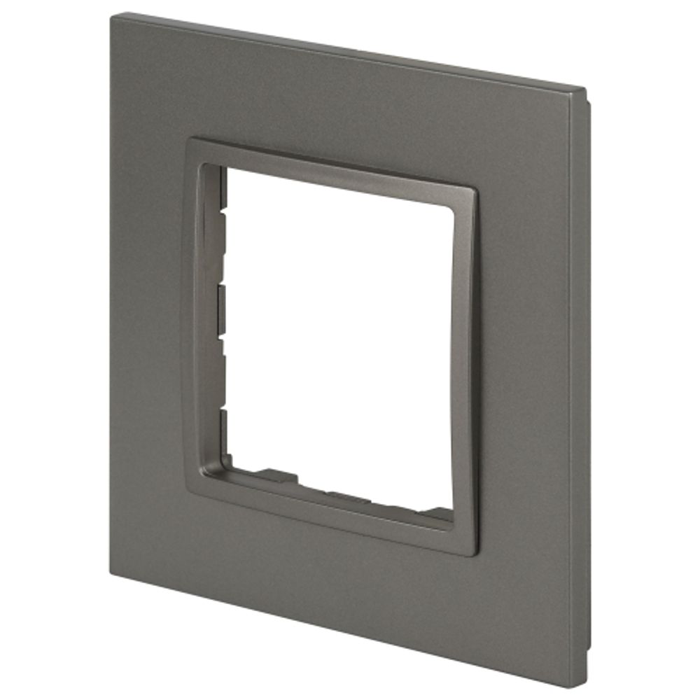 Рамка для розеток и выключателей ЭРА Elegance 14-5011-16 Classic, на 1 пост, титан