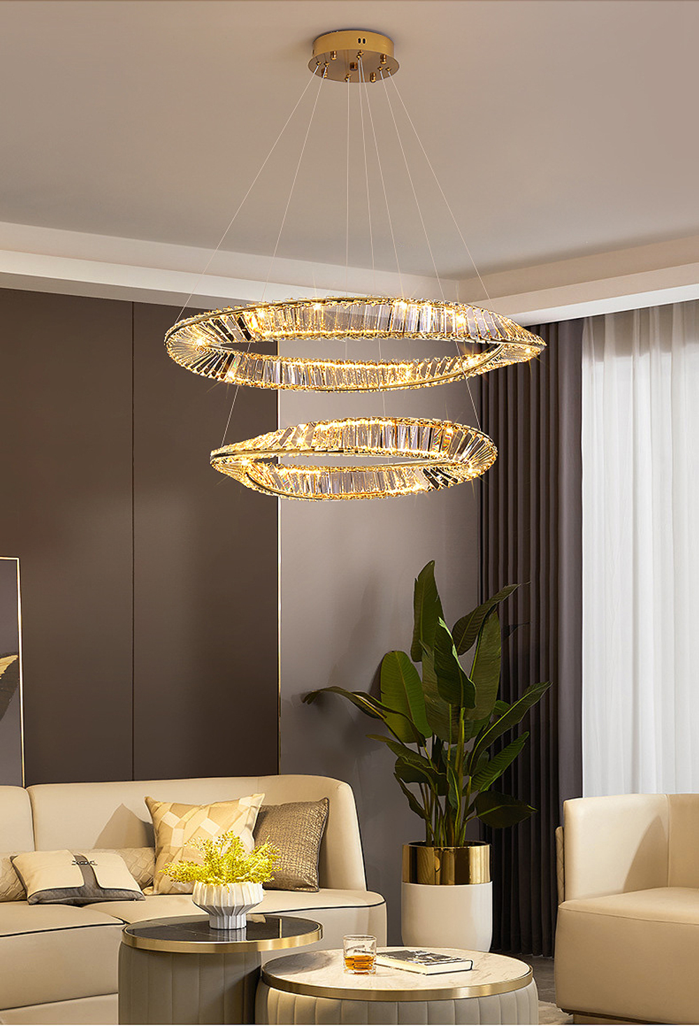 Pendant design lamp Damous