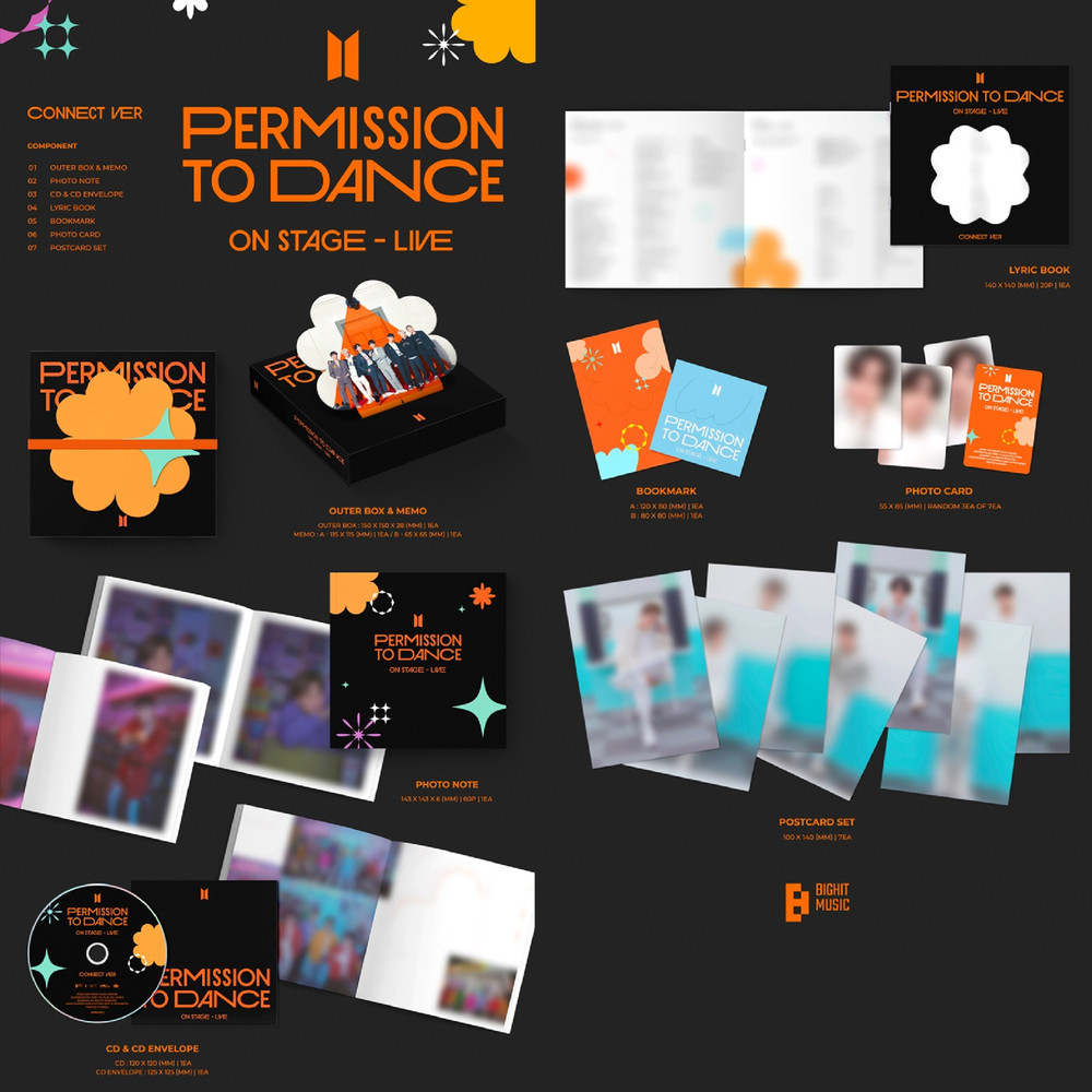 Альбом BTS - PERMISSION TO DANCE ON STAGE - LIVE