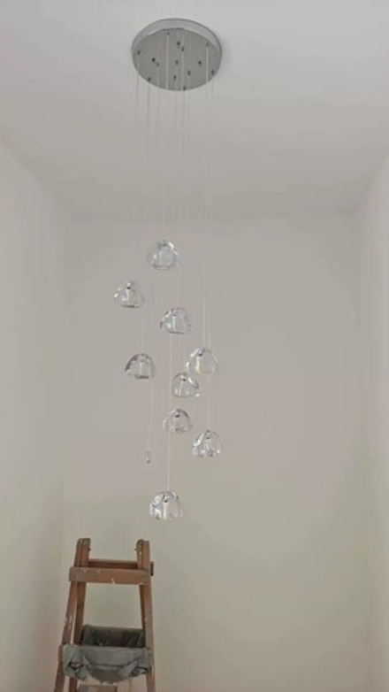 Pendant design lamp Mizu by Terzani (5 suspension)