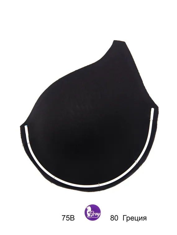 Чашки спейсер АМ-01, 75В-80А-70С-65D, серебристый пион 168