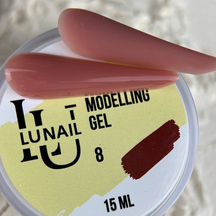 Моделирующий гель Lunail "Modelling gel" 8 (15 мл)