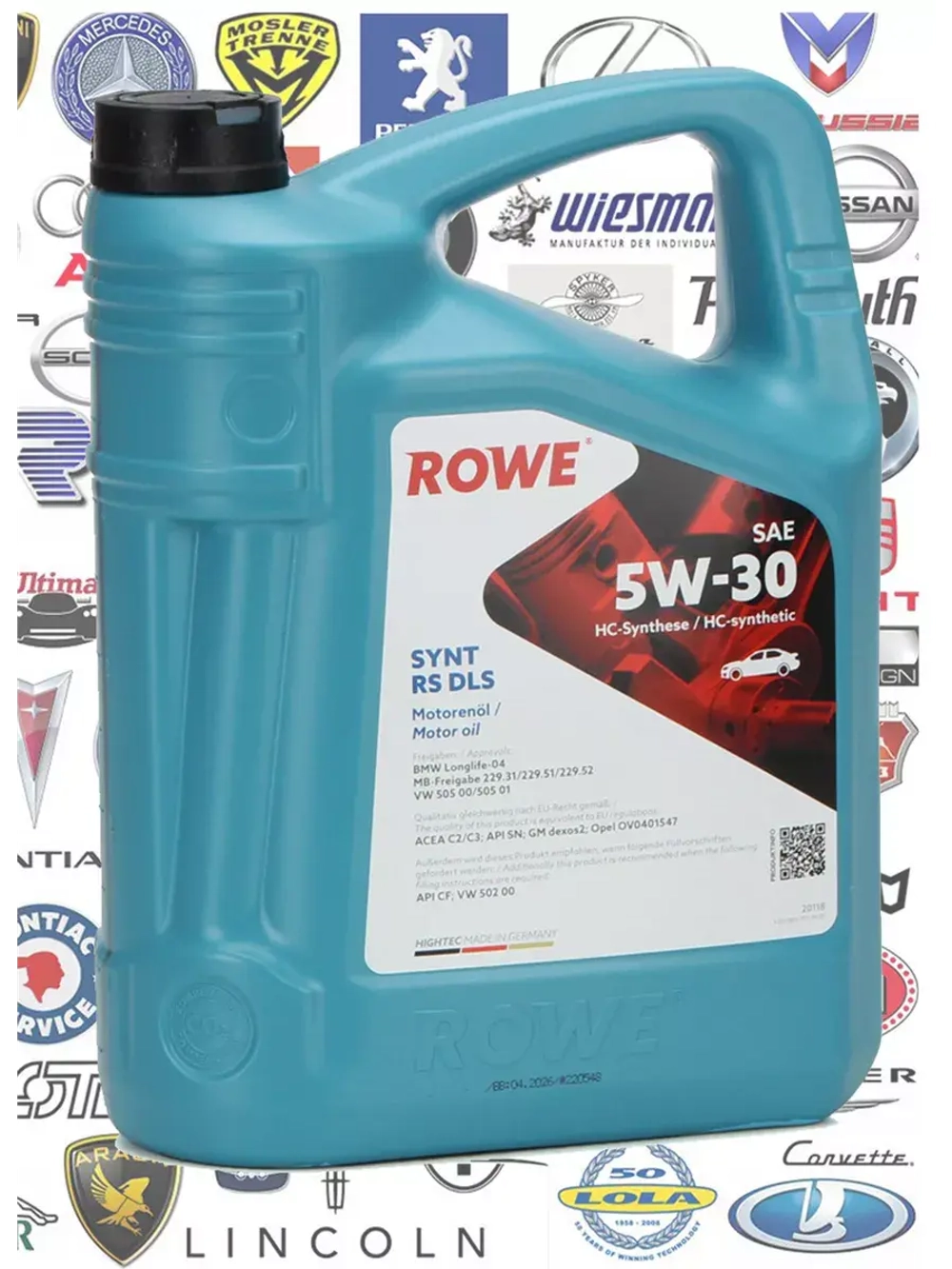 Рове HIGHTEC SYNT RS DLS SAE 5W30 4л.