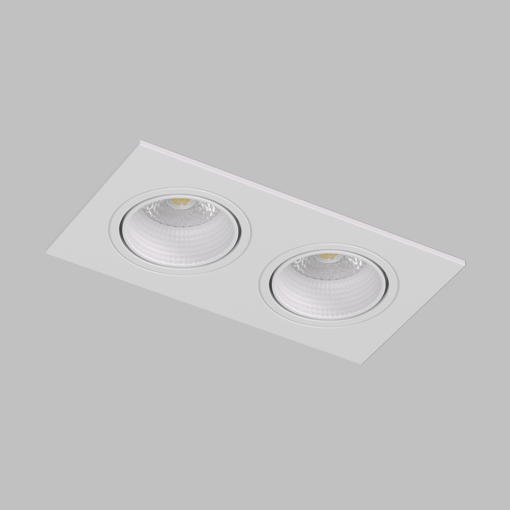 DK3072-WH Встраиваемый светильник, IP 20, 10 Вт, GU5.3, LED, белый/белый, пластик