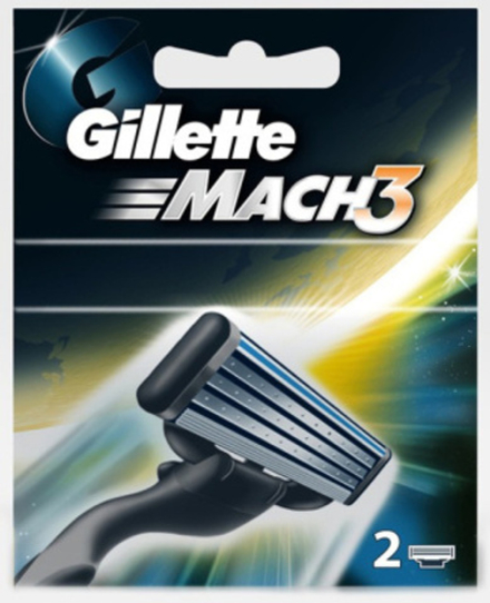 Gillette Mach3 сменные кассеты для бритья 2 шт