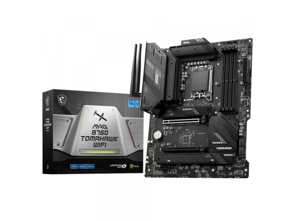 Материнская плата MSI MAG B760 Tomahawk Wifi, Socket LGA 1700, Intel B760, ATX, RTL