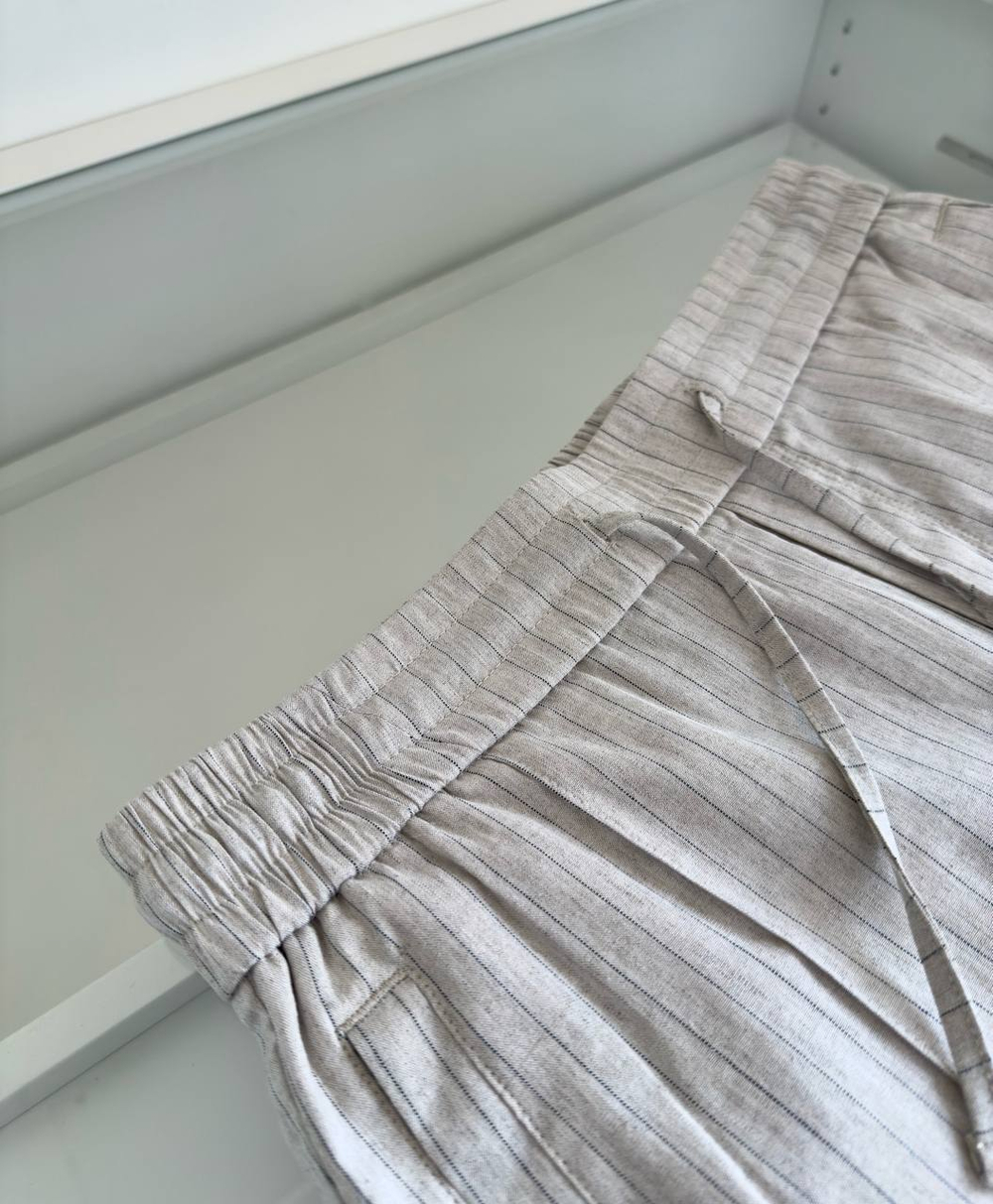 Льняные брюки Brunello Cucinelli
