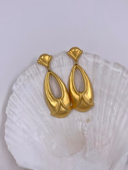 Крупные серьги с подвесками Anne Klein