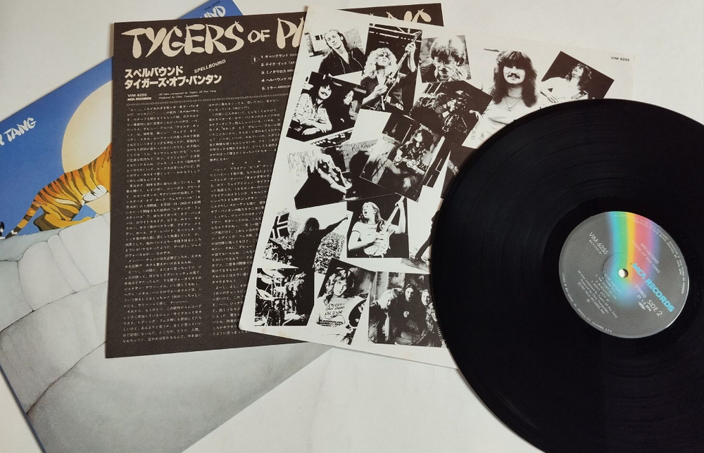 Винтажная виниловая пластинка LP Tygers Of Pan Tang Spellbound (Japan 1981) (No Obi)