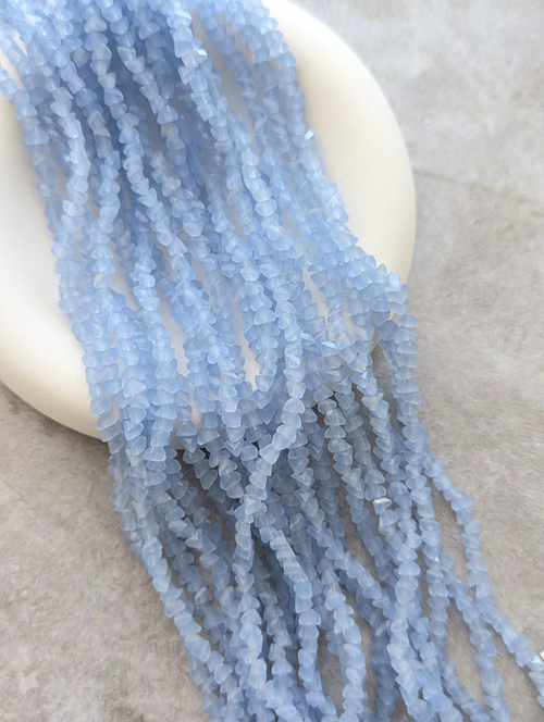 Алмазное стекло 4мм, голубой матовый