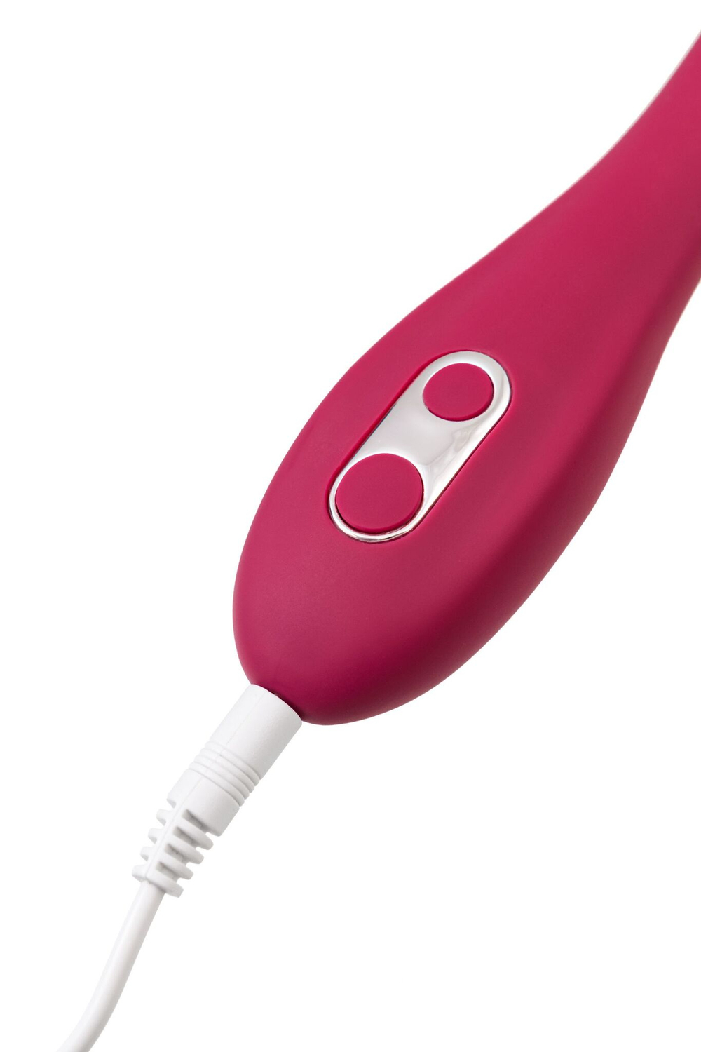 Вибратор для пар ToyFa Caberna, 20 см, с пультом ДУ и 2 моторами