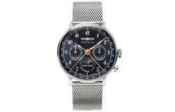 ZEPPELIN Quartz Movement 30m Water Resistance Women"s Watch Blue Dial Stainless Steel Watch Case