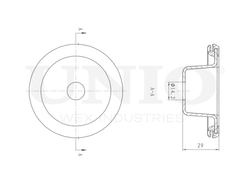 Опора амортизатора передняя UNIO RMP-13065