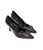 Кожаные туфли на шпильках TWINSET - черный(242TCP130)