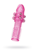 Насадка на член розовая 13,5 см