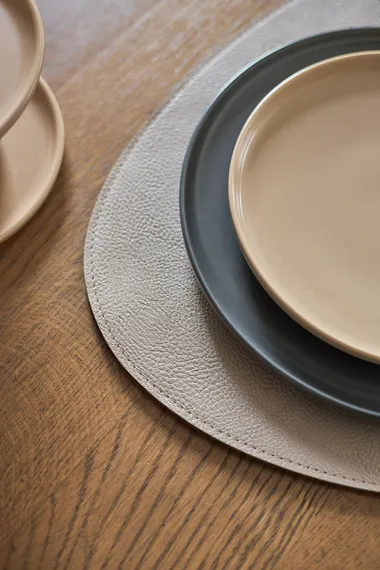 Набор из 4-х двухсторонних сервировочных салфеток drop, 33х41 см, шоколадный/бежевый