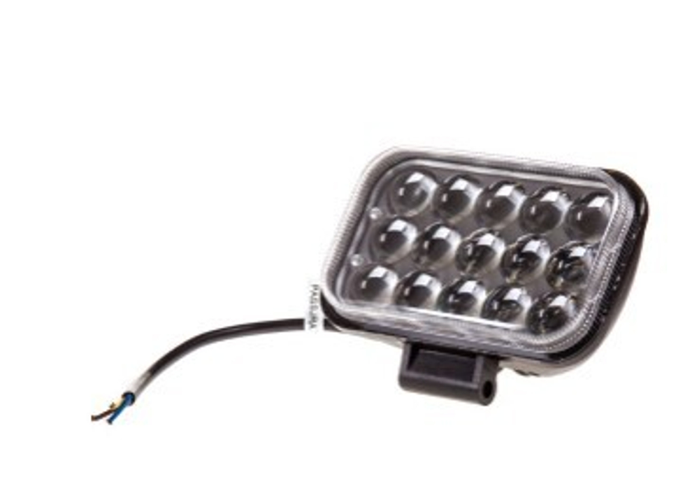 Фара светодиодная OFF ROAD 165*105*75мм прямоугольная 12V/24V 45W 6000К SKYWAY 15 диодов Combo свет