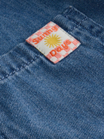 Рубашка джинсовая и брюки джинсовые в комплекте для девочки Next E37-888, Синий