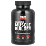 Force Factor, средство для наращивания мышечной массы с разработанным искусственным интеллектом PeptiStrong, 150 растительных капсул