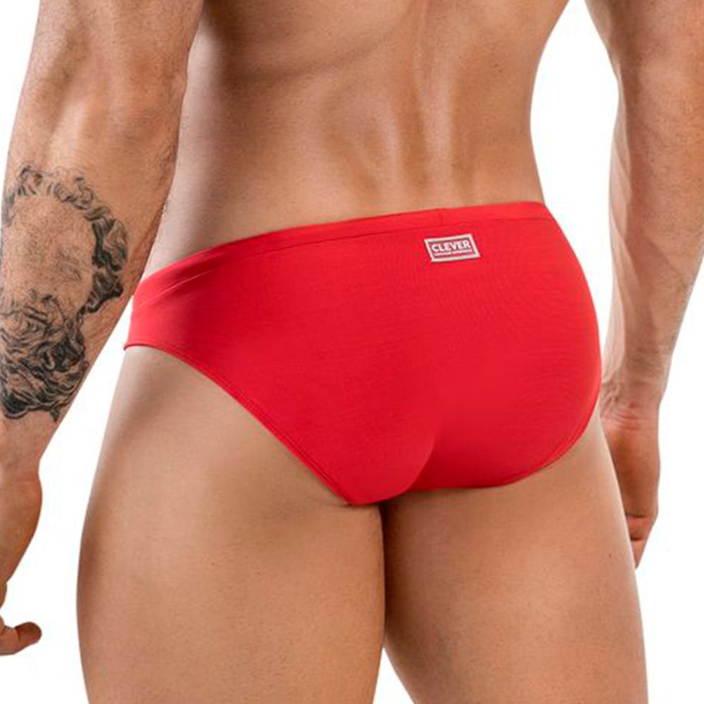 Мужские плавки красные Clever Moda VALLARTA SWIMSUIT BRIEF 184005