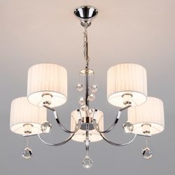 Подвесная люстра Eurosvet Napoli 60095/5 хром