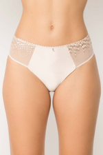 Трусы-слипы Jane с полупрозрачными вставками с вышивкой (Размер: 44) (Цвет: фиолетовый)