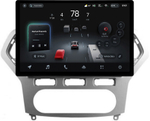 Магнитола для Ford Mondeo 4 2007-2010 (рамка серебро) - Teyes CC4-PRO монитор 13" 2K QLED на Android 13, Snapdragon 778G, 8+128, AI, CarPlay, DSP, 4G SIM-слот