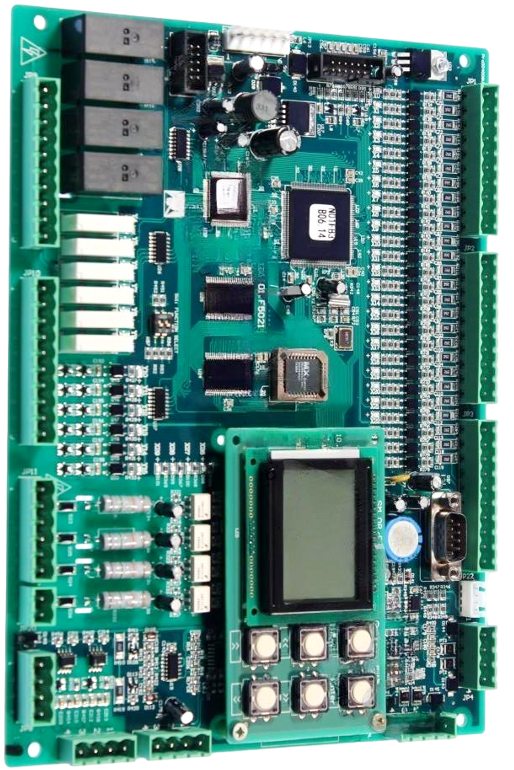 Плата контроллера F5021 (с дисплеем LCD12832) со специальным протоколом для SANYO  OTIS.